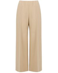 Harris Wharf London - Flared Trousers Techno Viscose - Lyst