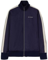 Palm Angels - Logo Track Jacket, 100% Polyester, Size: Medium - Lyst