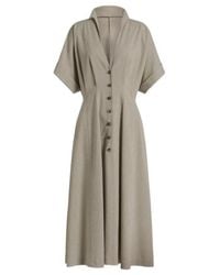Alberta Ferretti - Tweed Viscose Polyester Dress - Lyst