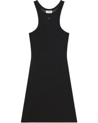 Courreges - Cotton Sleeveless Racerback Mini Dress - Lyst