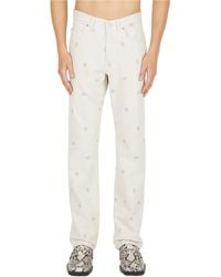 Martine Rose - Relaxed Floral Print Jeans - Lyst