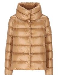 Herno - High-Neck Quilted Padded Jacket - Lyst