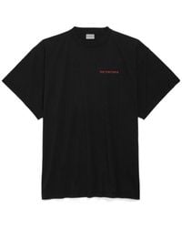 Balenciaga - Back Gradient Oversized T-Shirt - Lyst