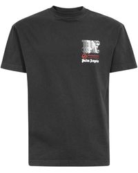 Palm Angels - X Haas Racing-Printed Crewneck T-Shirt - Lyst
