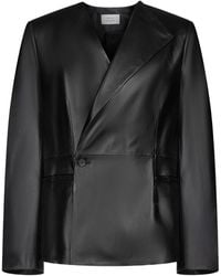 Loulou de Saison - Paoli Asymmetric Leather Jacket - Lyst