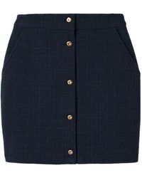 Blazé Milano - Missy Appaloosa Cotton-Blend Tweed Mini Skirt - Lyst