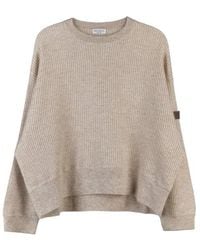 Brunello Cucinelli - Long-Sleeved Sweater - Lyst
