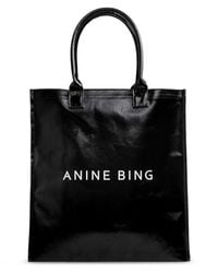 Anine Bing - Leonie Coated Canvas Tote - Lyst