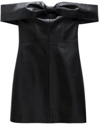 Anine Bing - Bow-Detailing Strapless Mini Dress - Lyst