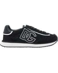 Dolce & Gabbana - Logo Patch Sneakers - Lyst