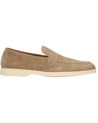 Doucal's - Suede Moccasin Loafers - Lyst