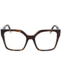 Fendi - Eyewear Square Frame Glasses - Lyst