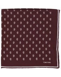 Tom Ford - Polka Dot Square Scarf - Lyst