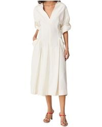 Bottega Veneta - Frog Embellished Midi Dress - Lyst