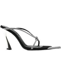 Mugler - 100Mm Knotted Fang Mules - Lyst
