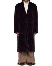 CASABLANCA - V-Neck Single-Breasted Coat - Lyst