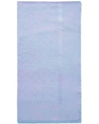 Elisabetta Franchi - Square Handkerchief With Logo - Lyst
