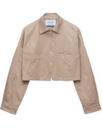 Prada - Chino Blouson Jacket - Lyst