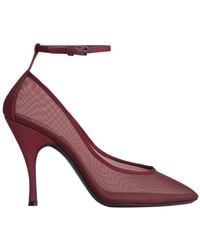 Alaïa - Alaïa Mesh Ankle-Strap Heeled Pumps - Lyst