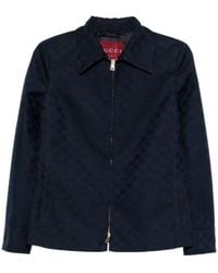 Gucci - Monogrammed Zip-Up Jacket - Lyst