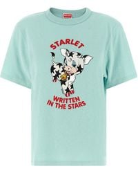 KENZO - Cartoon Crewneck T-Shirt - Lyst
