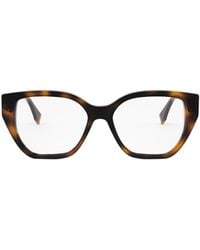 Fendi - Eyewear Geometric Frame Glasses - Lyst