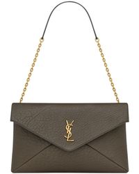 Saint Laurent - Flap Clutch - Lyst
