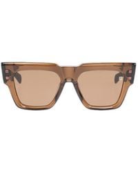 Balmain - Eyewear Square Frame Sunglasses - Lyst