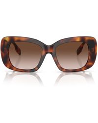 Burberry - Eyewear Cat-Eye Frame Sunglasses - Lyst