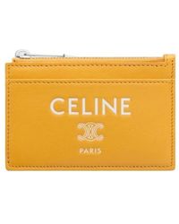 Celine - Zipped Card Holder - Lyst