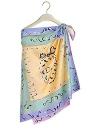 Dior - Iviera Asymmetrical Silk Top - Lyst