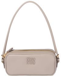 Miu Miu - Leather Pouch - Lyst