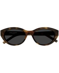 Saint Laurent - Eyewear Sl M148 Oval Sunglasses - Lyst