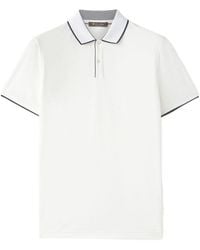 Loro Piana - Button Detailed Short-Sleeved Polo Shirt - Lyst