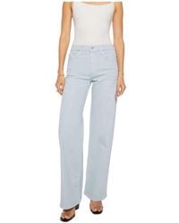 Mother - Wide-Leg Jeans - Lyst