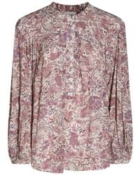 Isabel Marant - Isabel Marant Étoile Allover Printed Blouse - Lyst