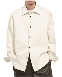 Bottega Veneta - Cotton Gabardine Overshirt - Lyst