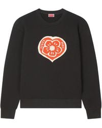 KENZO - Boke Heart Crewneck Sweatshirt - Lyst