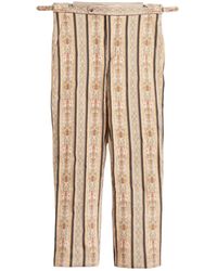 Bode - Printed Casual Pants - Lyst