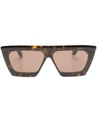 Alaïa - Alaïa Rectangular Acetate Sunglasses - Lyst