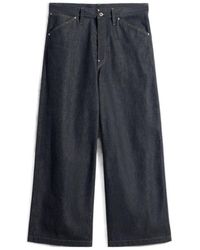 Lemaire - Logo Patch Tapered-Leg Jeans - Lyst