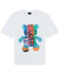 Paul Smith - Ps Teddy Printed Crewneck T-Shirt - Lyst