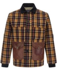 Junya Watanabe - X Filson Checked Patchwork Jacket - Lyst