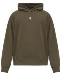 Balmain - Logo-Detail Drawstring Hoodie - Lyst