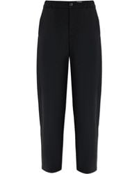 Marni - Logo Embroidered Straight-Leg Trousers - Lyst