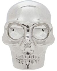 McQueen - Skull Stud Single Earrings - Lyst