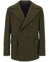 Tagliatore - Double-Breasted Peacoat - Lyst