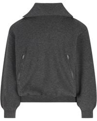 Balenciaga - Half-Zip Knitted Jumper - Lyst