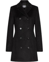 Marella - Double-Breasted Long-Sleeved Coat - Lyst