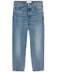 Ami Paris - Ami Logo Patch Tapered Fit Jeans - Lyst